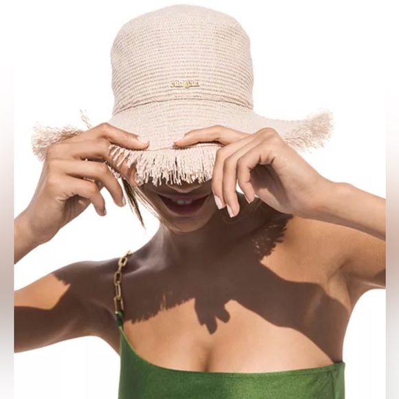 Cult Gaia Kumi Hat in Cream, One Size, NEW w/Tag main image 6